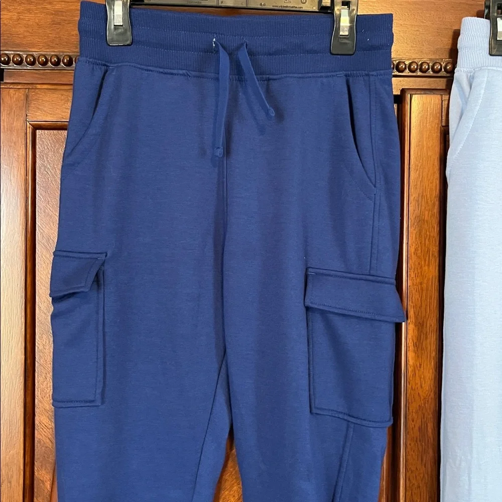 90 Degree By Reflex Girl’s Navy Cargo Jogger and Light Blue Jogger